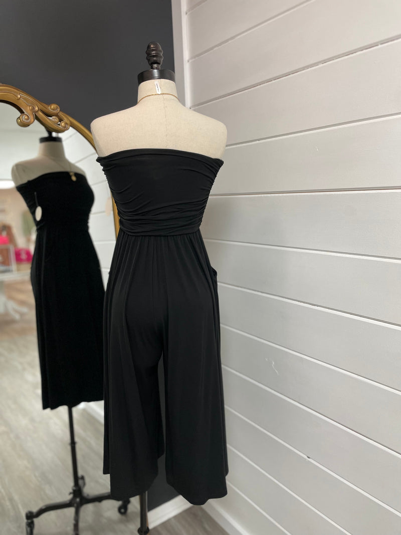 No Drama Jumpsuit-Black