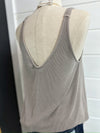 On The Go Tank- Grey Brown