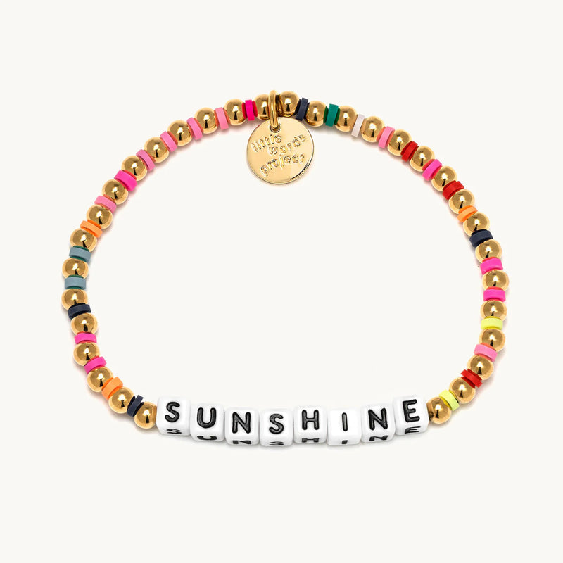 Sunshine-Gold Plated Little Words Project