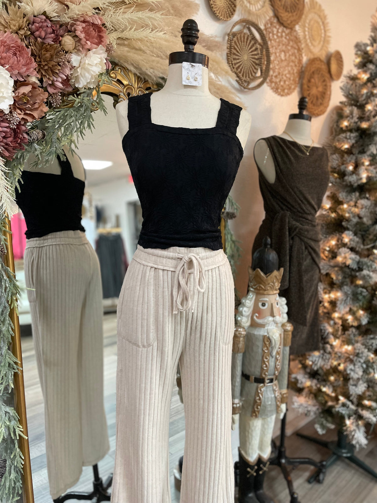 Cozy Trends Rib Knit Pants