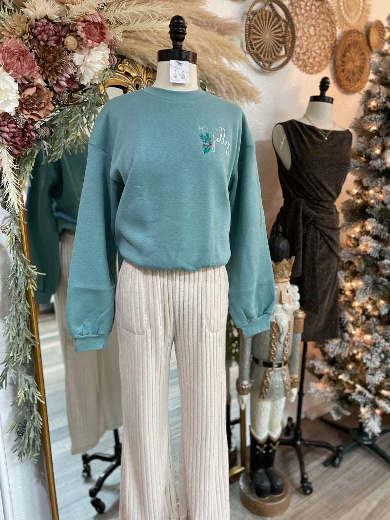 Cozy Trends Rib Knit Pants