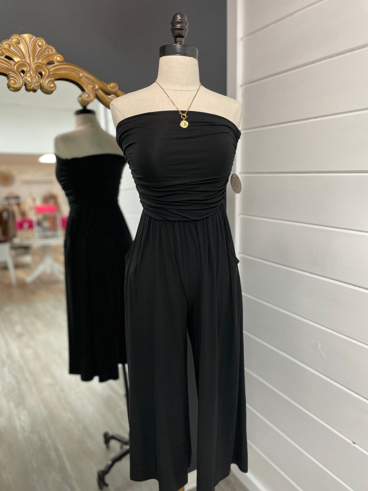 No Drama Jumpsuit-Black