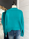 Melissa Oversized Sweater- Teal