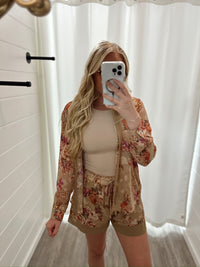 Growing & Glowing Floral Top