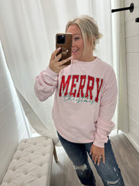 Pink & Merry Graphic Sweatshirt