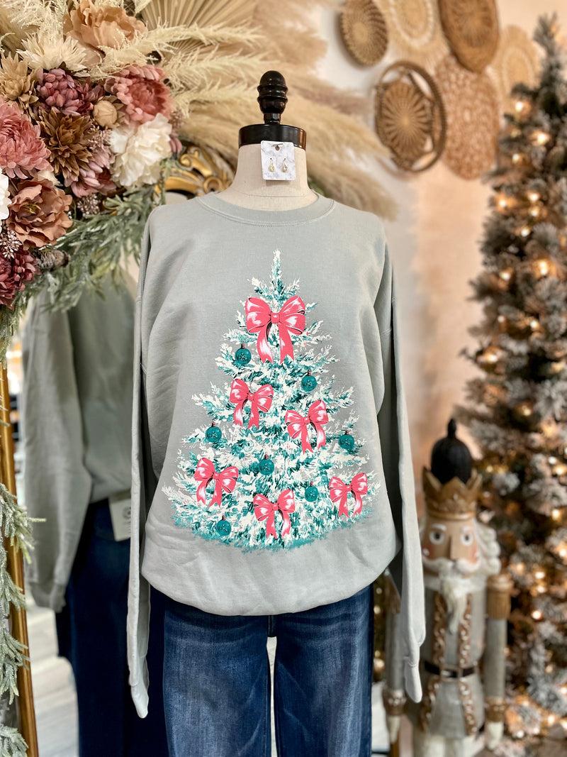 Fancy Christmas Tree Graphic Crewneck