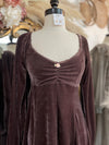 Sabrina Velvet Flare Dress