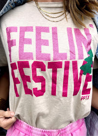 Feelin' Festive Glitter Tee