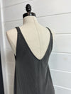 Simpler Times Dress- Charcoal