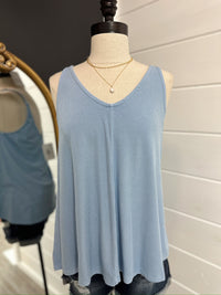 On The Go Tank- Sky Blue