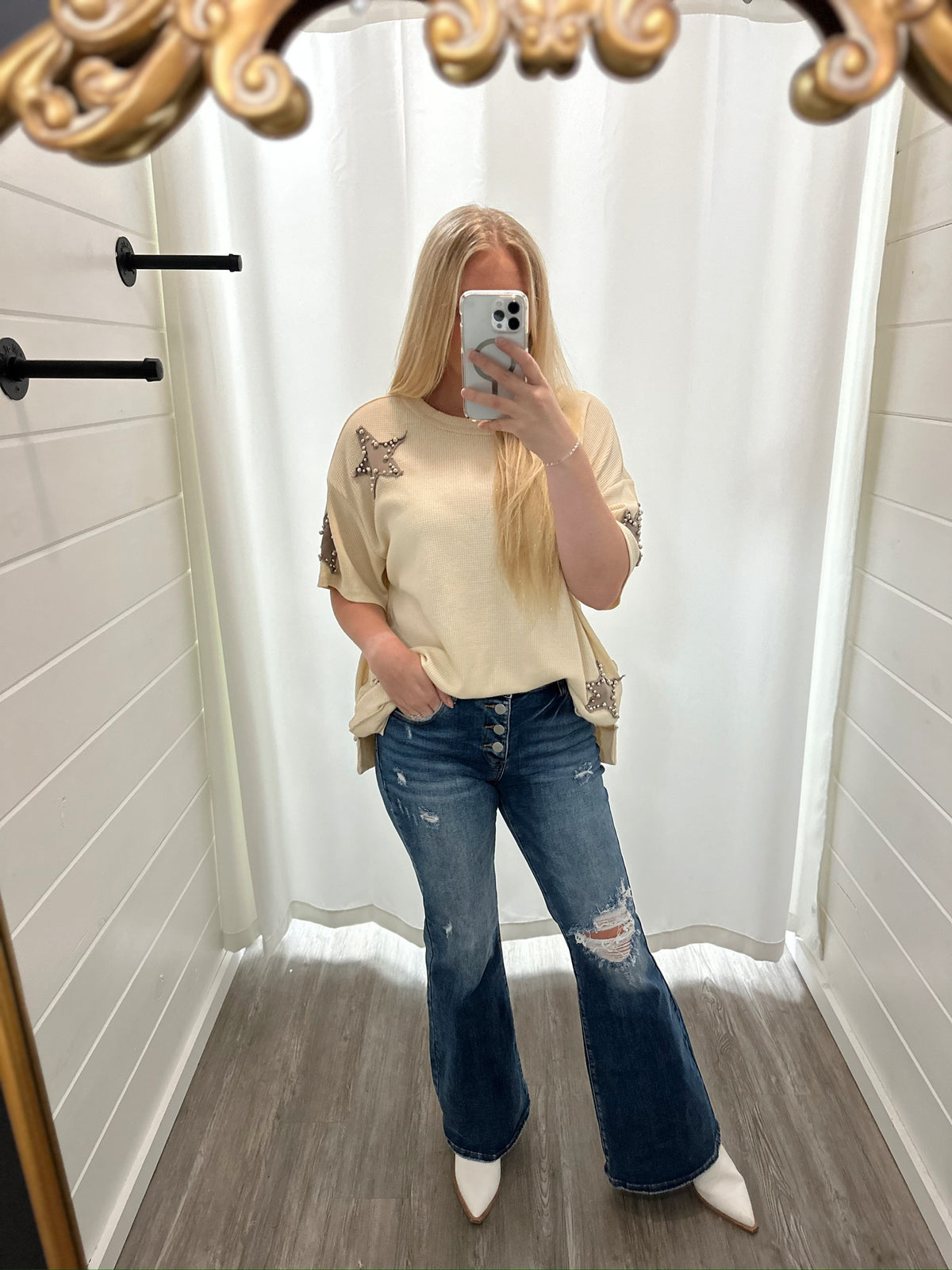 Kaylin Risen Flare Jeans