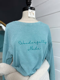 Wonderfully Made Waffle Knit Long Sleeve