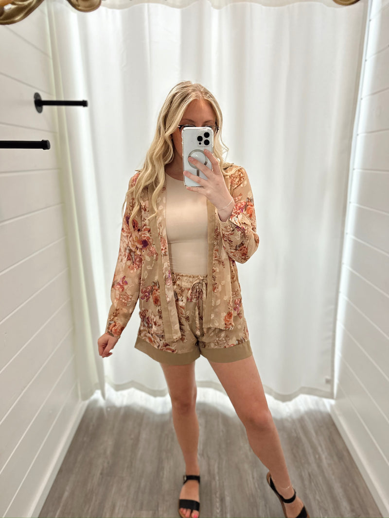 Growing & Glowing Floral Top