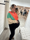 Perfect Example Colorblock Pullover