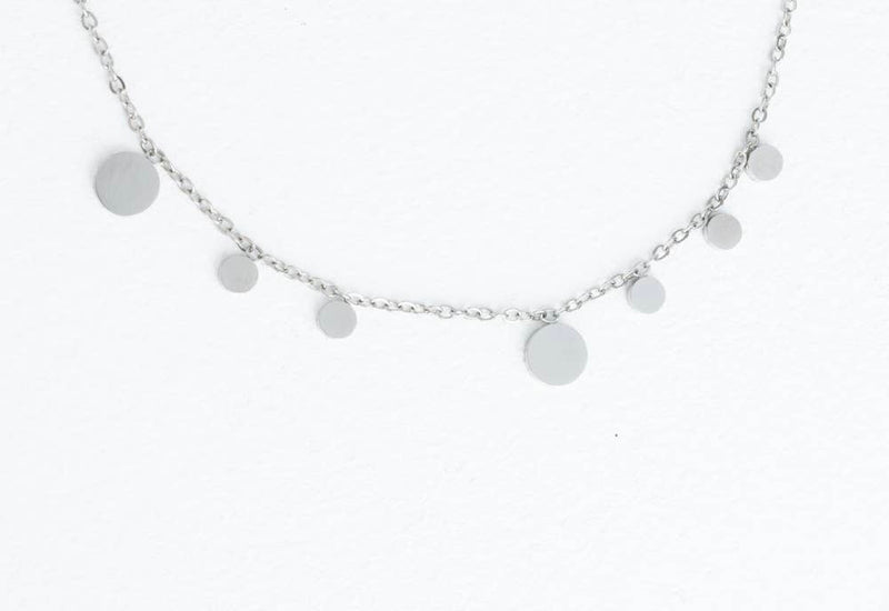 Confetti Silver Necklace