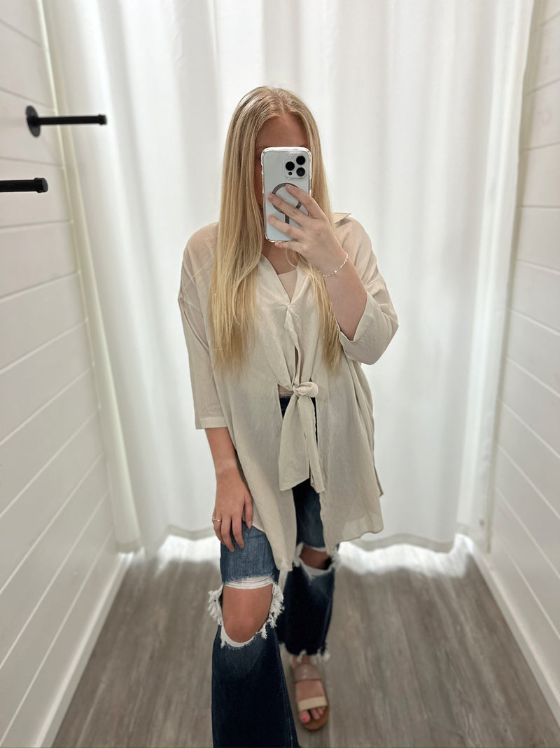 What's New Tie Kimono/Top