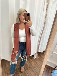 Becka Collared Vest