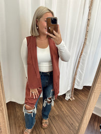 Becka Collared Vest