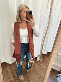 Becka Collared Vest