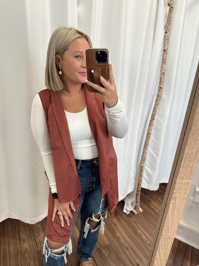 Becka Collared Vest