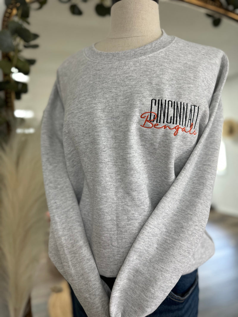 Retro Cincinnati Crewneck Sweatshirt