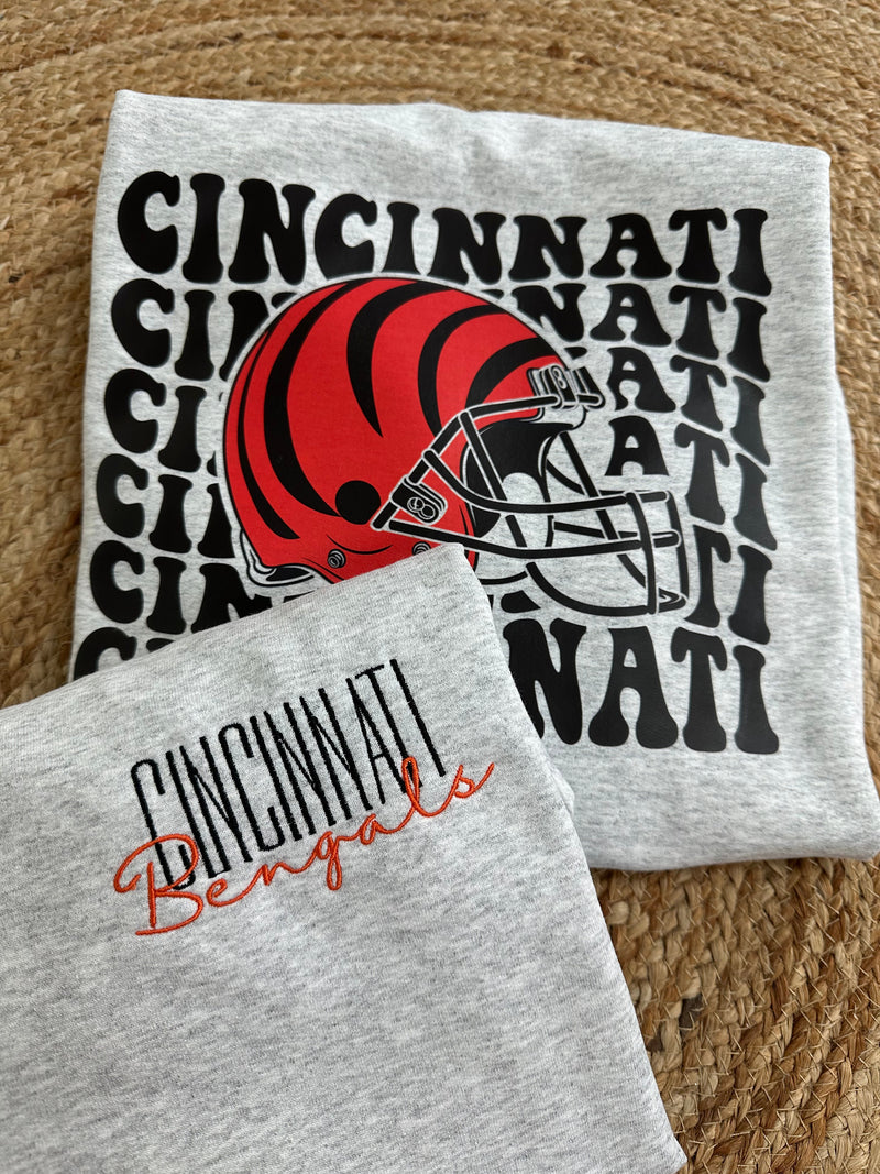 Retro Cincinnati Crewneck Sweatshirt