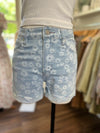 Flower Power Denim Shorts