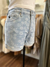 Flower Power Denim Shorts