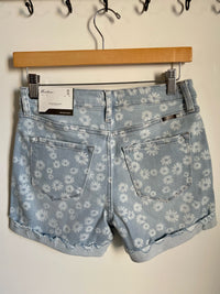 Flower Power Denim Shorts