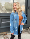 Rylah Distressed Denim Shirt