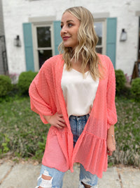 Perfect Coral Kimono