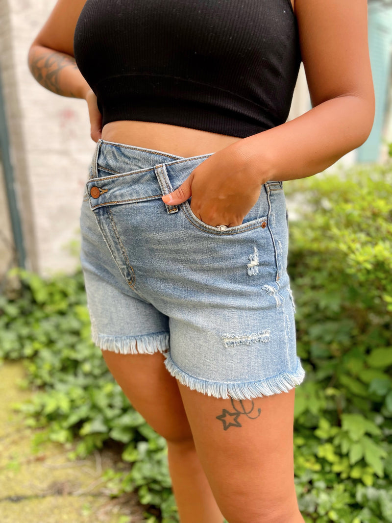 Trendy High Rise 90's Shorts