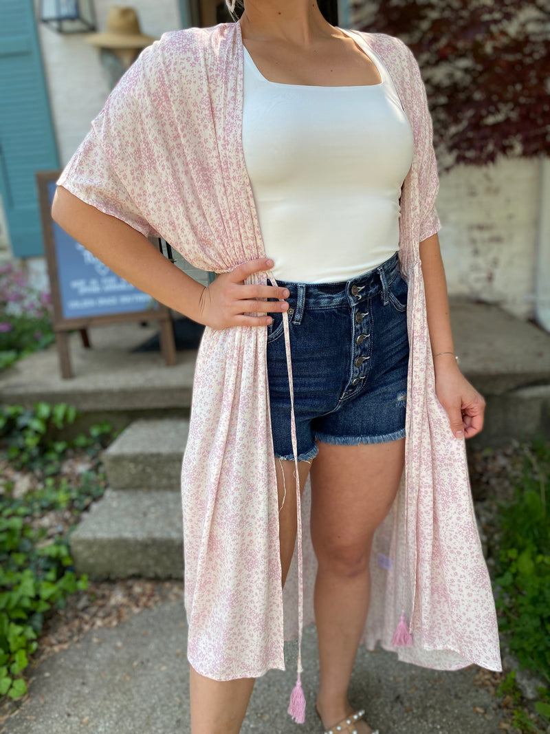 Living the Dream Floral Kimono