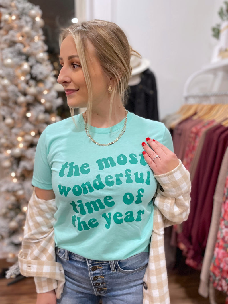 WWW The Most Wonderful Time Of The Year Christmas Tee