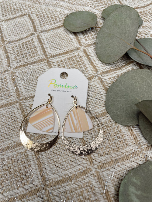 Golden Love Earrings - Gold/Clear – MerciGrace Boutique