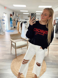 Cincinnati Spirit Game Day Long Sleeve- Black