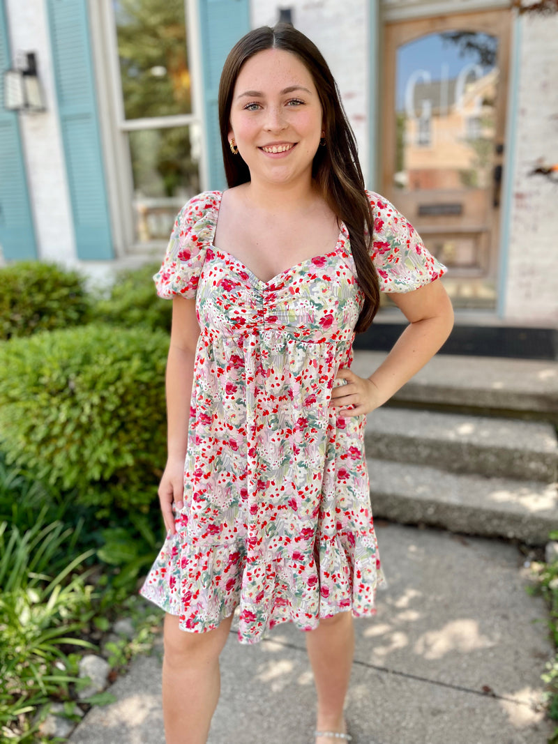 Brunching With Besties Floral Dress