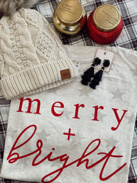 WWW Merry + Bright Star Tee