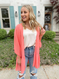 Perfect Coral Kimono