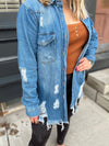 Rylah Distressed Denim Shirt