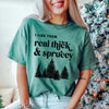 Real Thick and Sprucey Funny Christmas Shirt